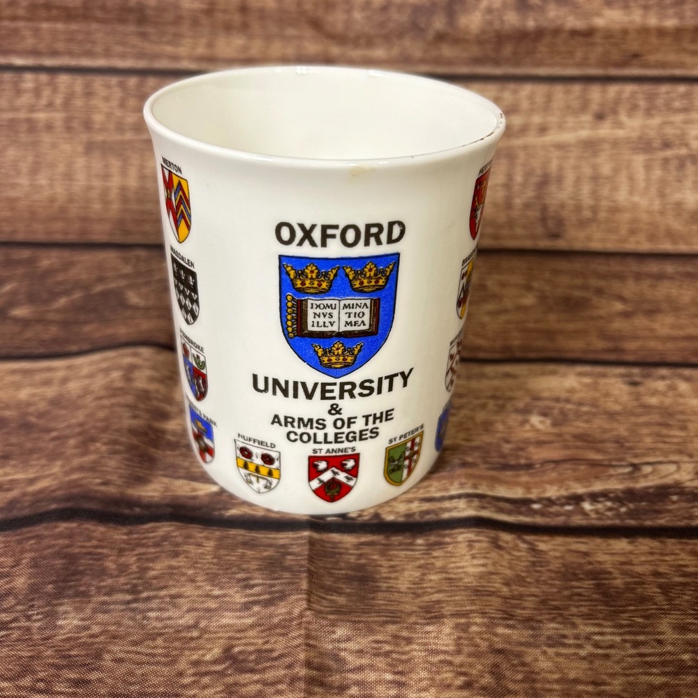 Oxford University Arms of the Colleges Fine Bone China Mug Kevin Wright England